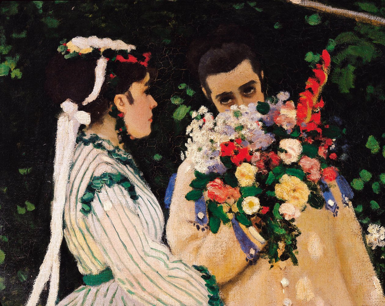 Donne in giardino (dettaglio) da Claude Monet