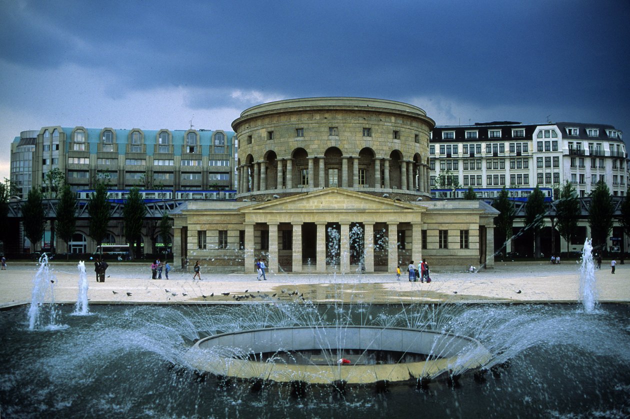 Architettura: veduta della Rotonda de la Villette (Rotonda Ledoux) (1784-1789) realizzata dall