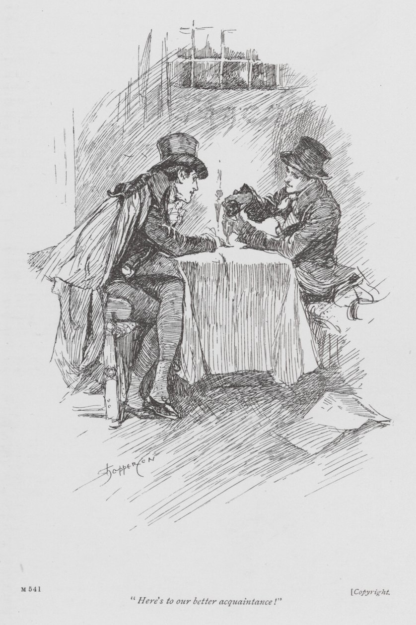 Illustrazione per Lavengro di George Borrow (litografia) da Claude Shepperson