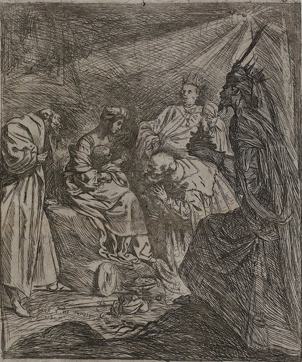 Adorazione dei Magi da Claude Vignon