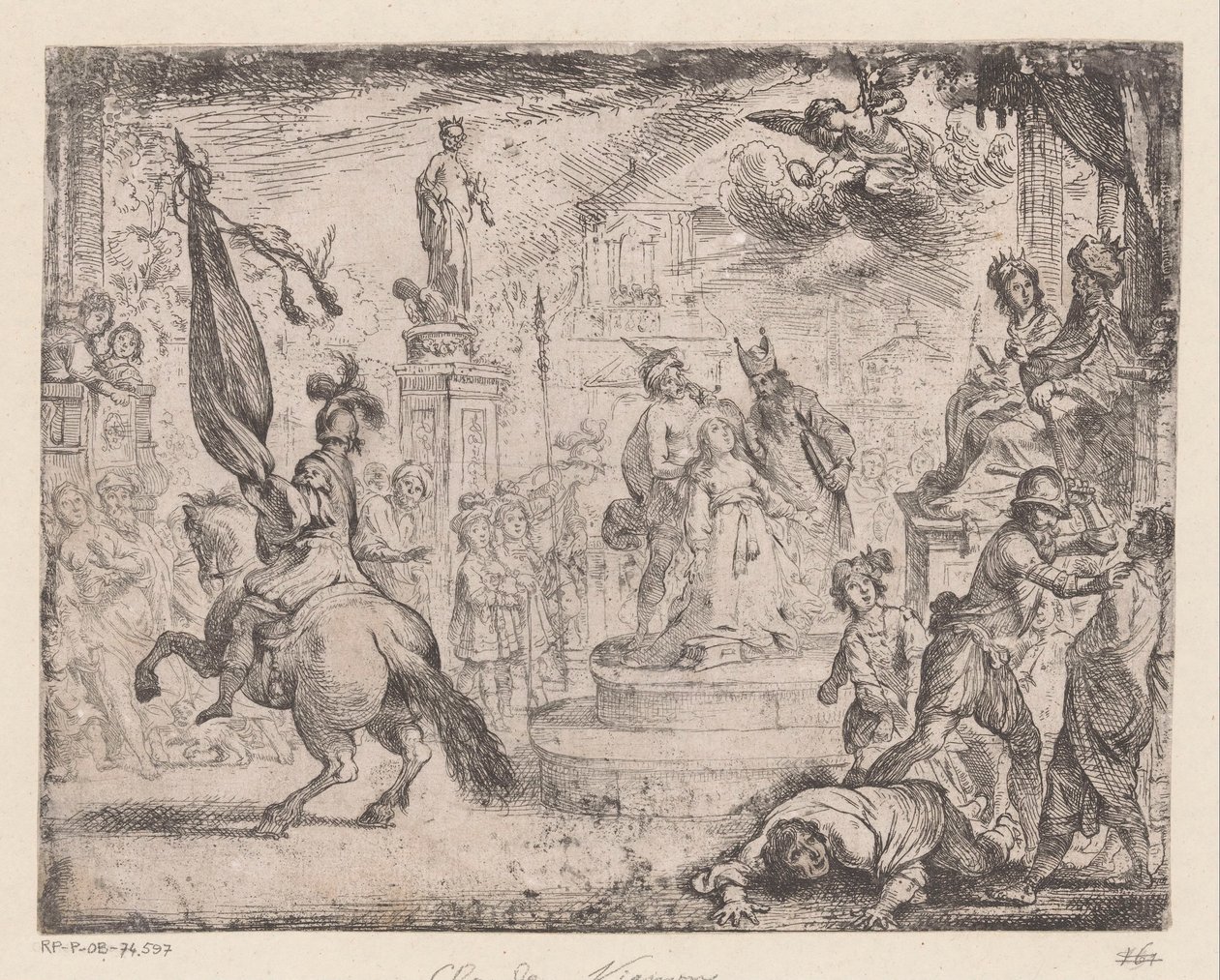 Martirio di Santa Caterina da Claude Vignon