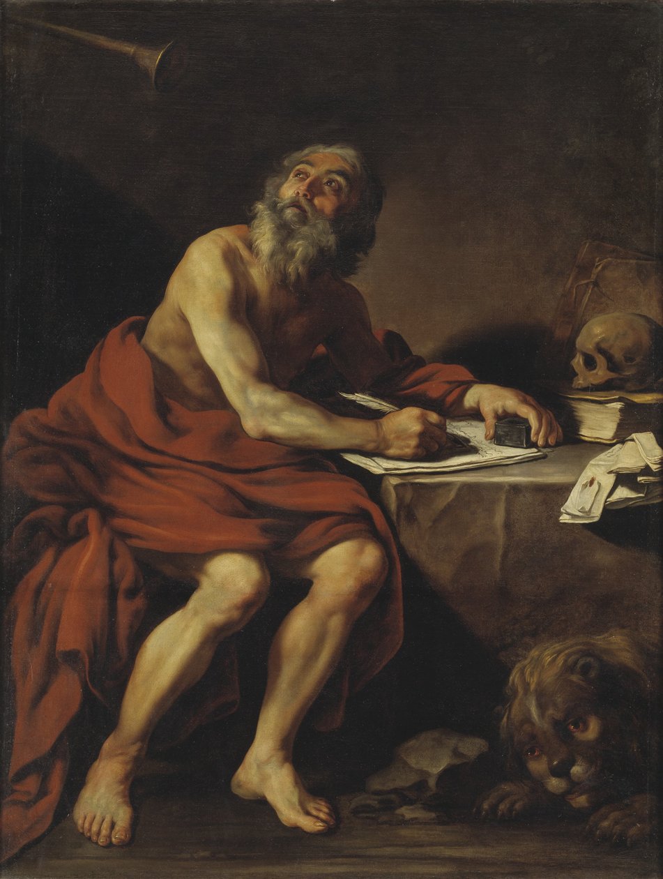 La visione di san Girolamo da Claude Vignon