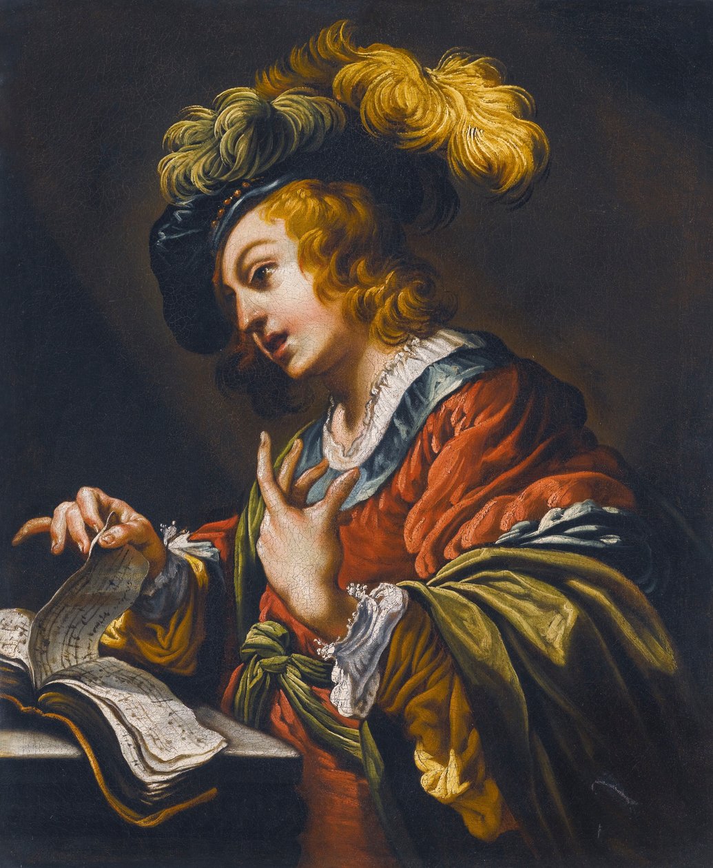 Il giovane cantante da Claude Vignon