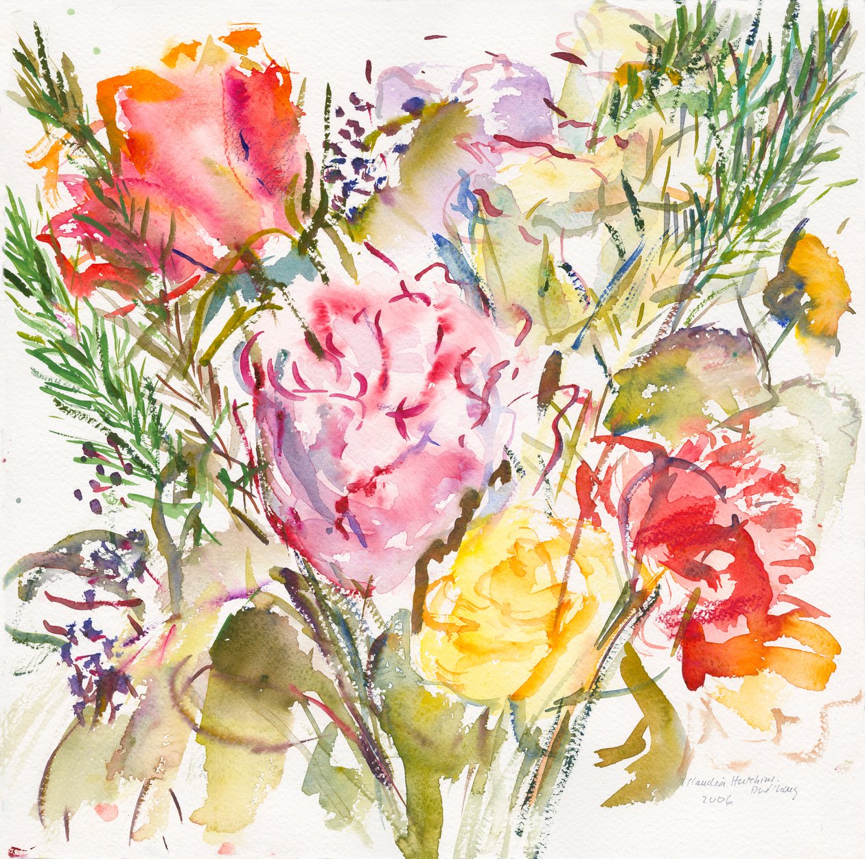 Bouquet di rose da Claudia Hutchins-Puechavy