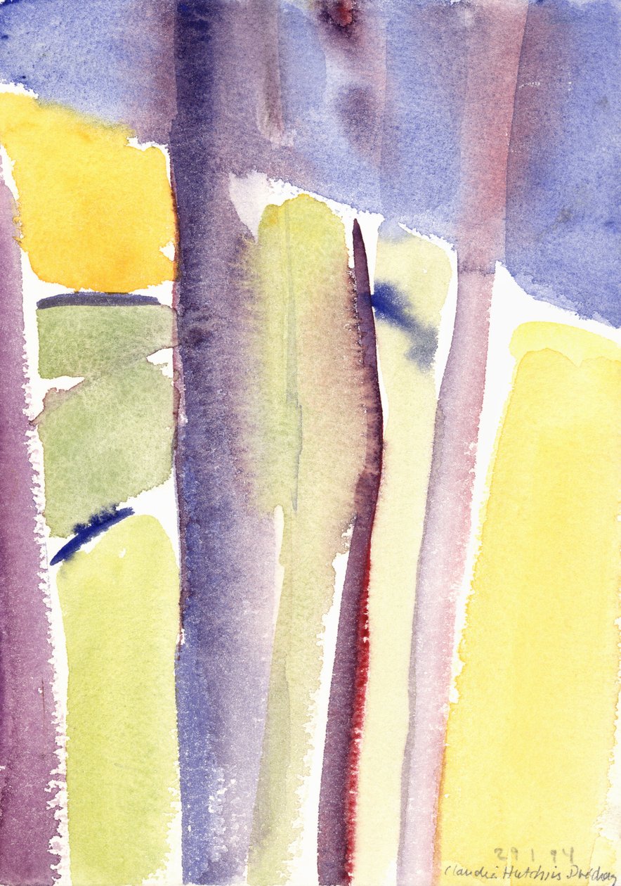 Alberi che si affacciano sul lago, 1994 da Claudia Hutchins Puechavy