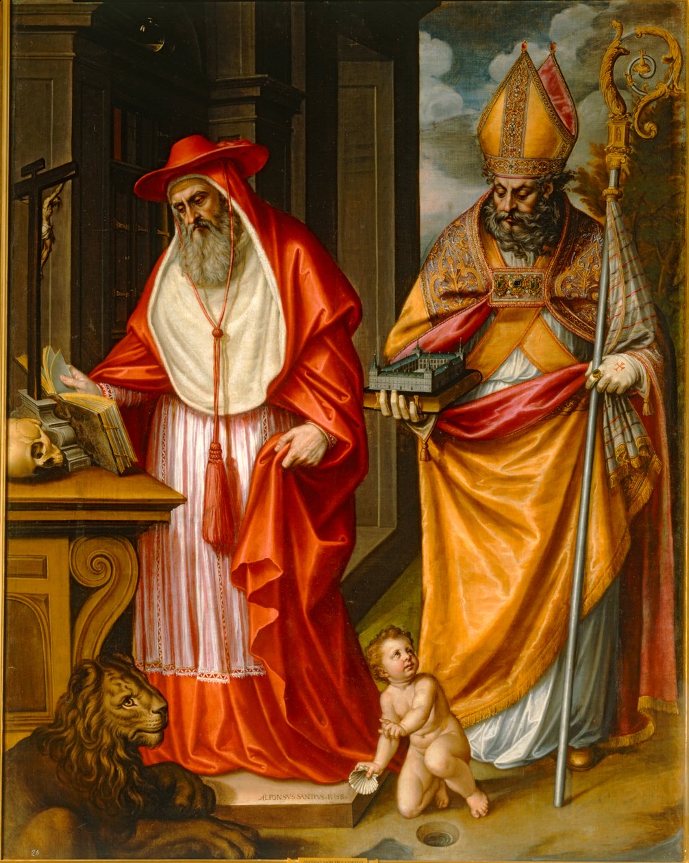 I santi Geronimo e Agostino d