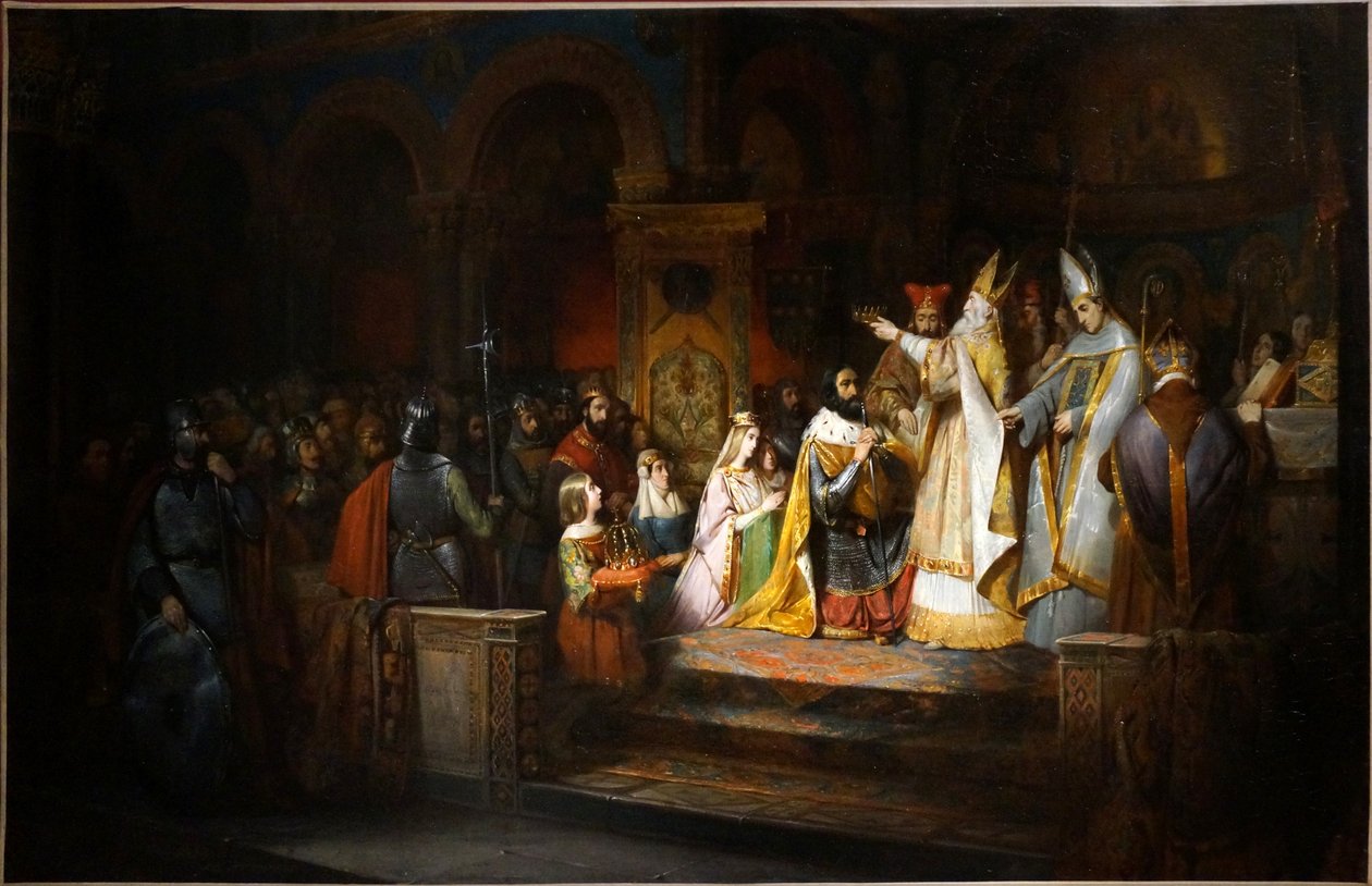 Carlo Magno viene incoronato re d