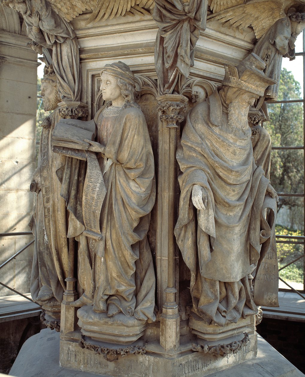Geremia e Zaccaria (base del Pozzo di Mosè) da Claus Sluter