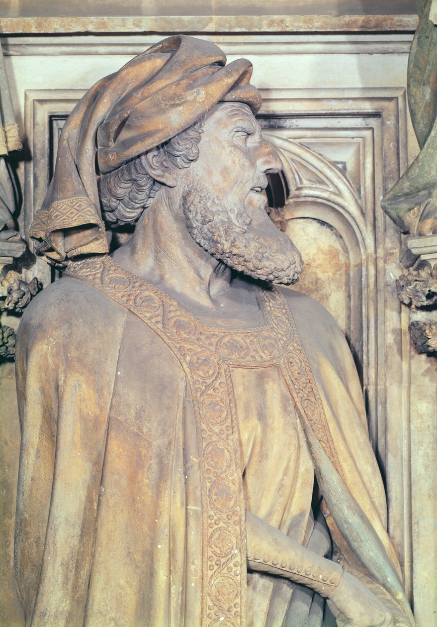 Il Pozzo di Mosè, (dettaglio di Daniele) da Claus and Malouel, Jean Sluter