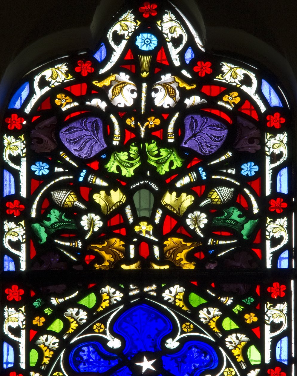 Dettaglio Floreale, c.1858 da Clayton and Bell Clayton and Bell