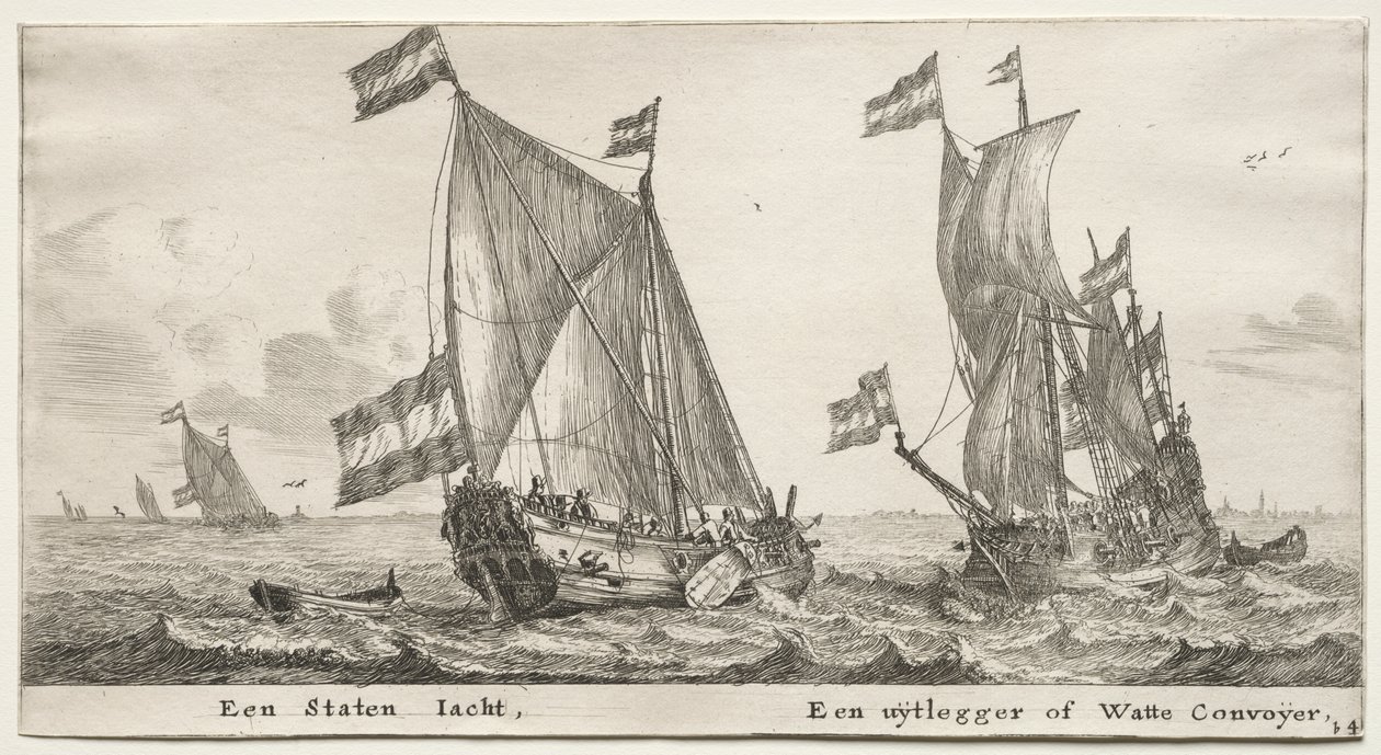 Varie navi e vedute di Amsterdam, Parte II: Yacht dell