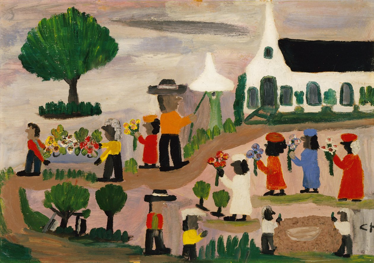 Processione funebre da Clementine Hunter