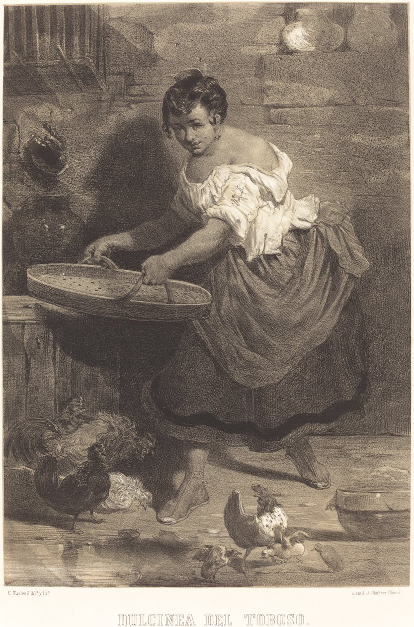 Dulcinea del Toboso da Célestin Nanteuil