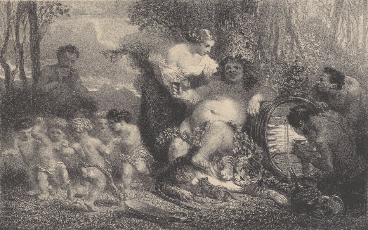 Intossicazione, 1858 da Célestin Nanteuil
