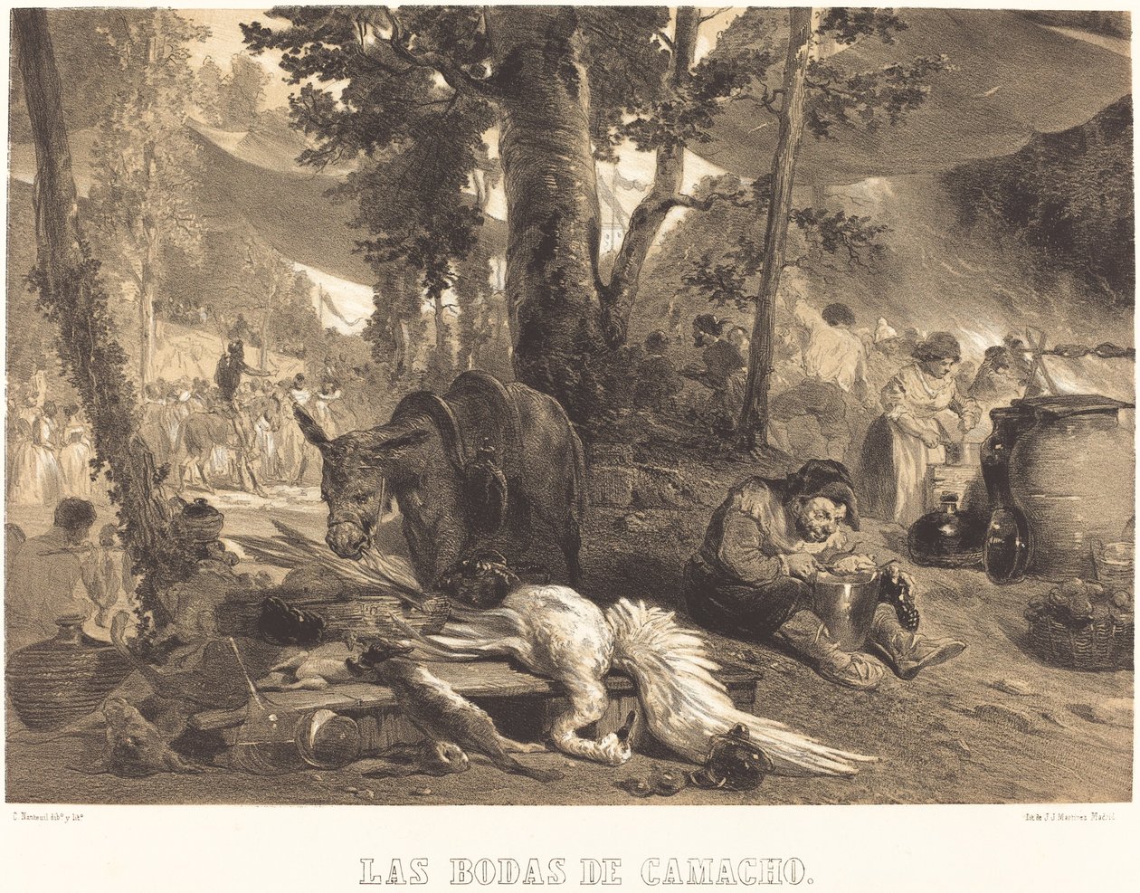 Le nozze di Camacho da Célestin Nanteuil
