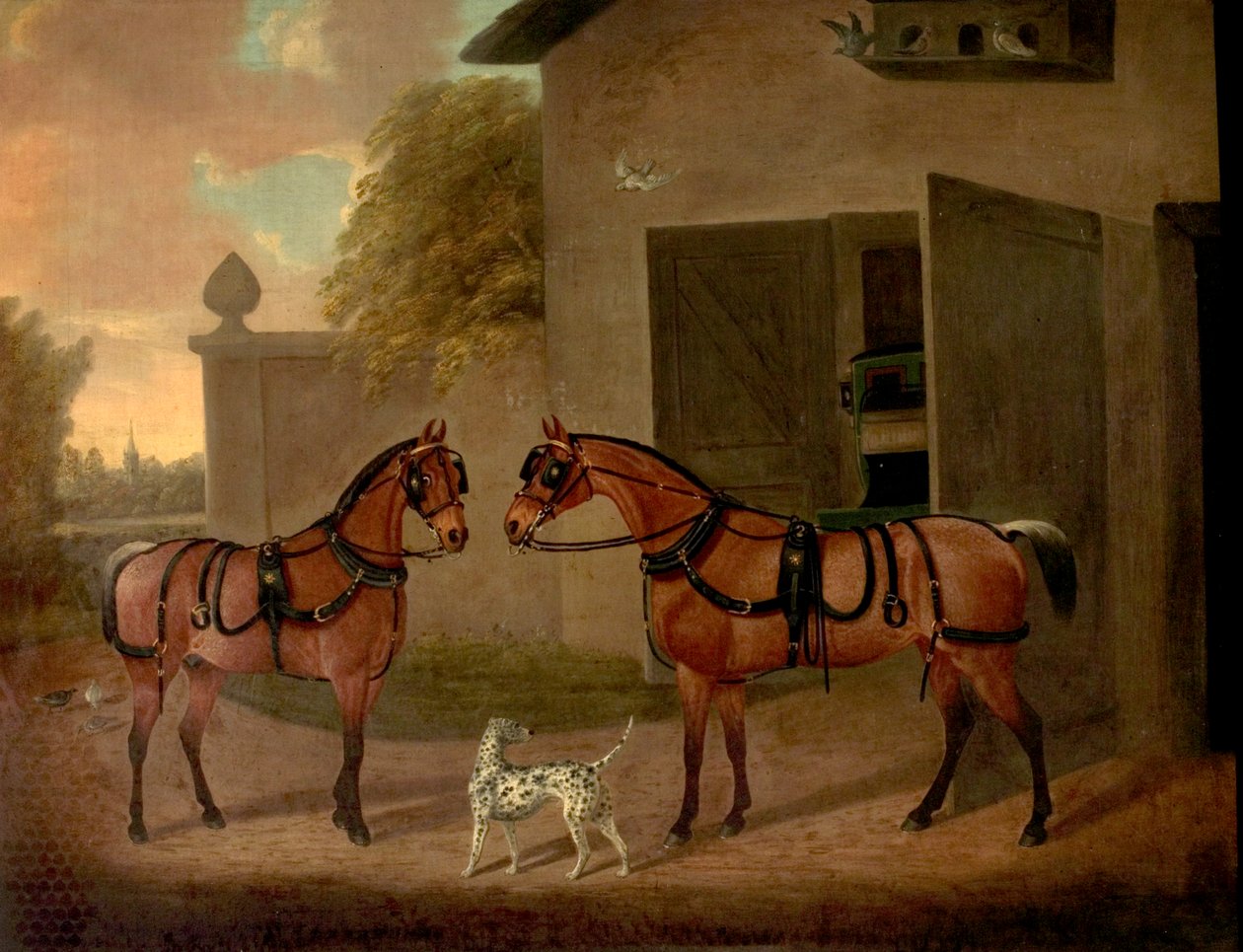 Carrozze, cavalli e cani da Clifton Tomson