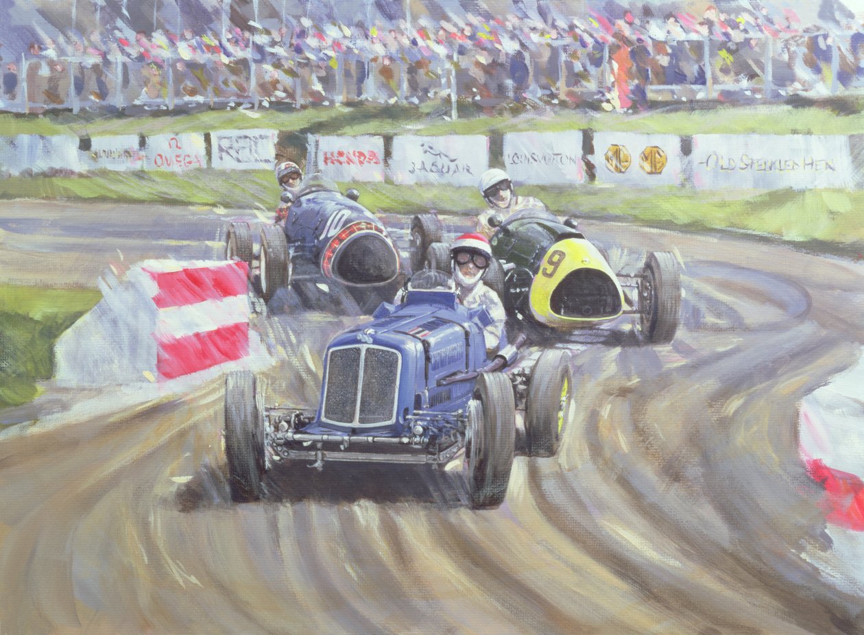 La prima gara al Goodwood Revival, 1998 da Clive Metcalfe