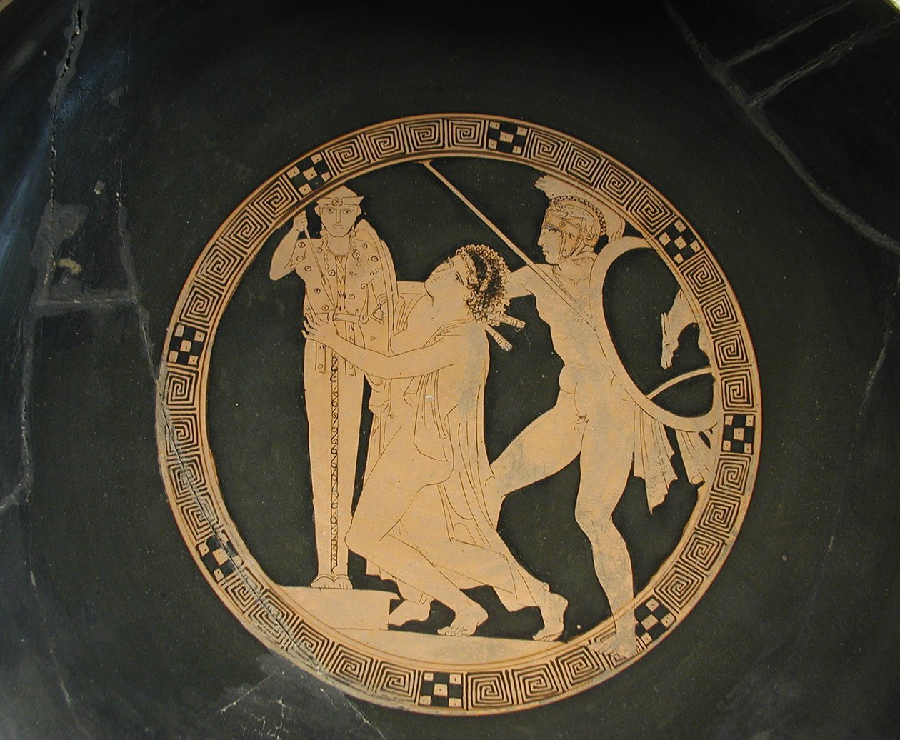 Aiace il Minore trascina Cassandra dal Palladio, V sec. a.C. da Codrus Painter