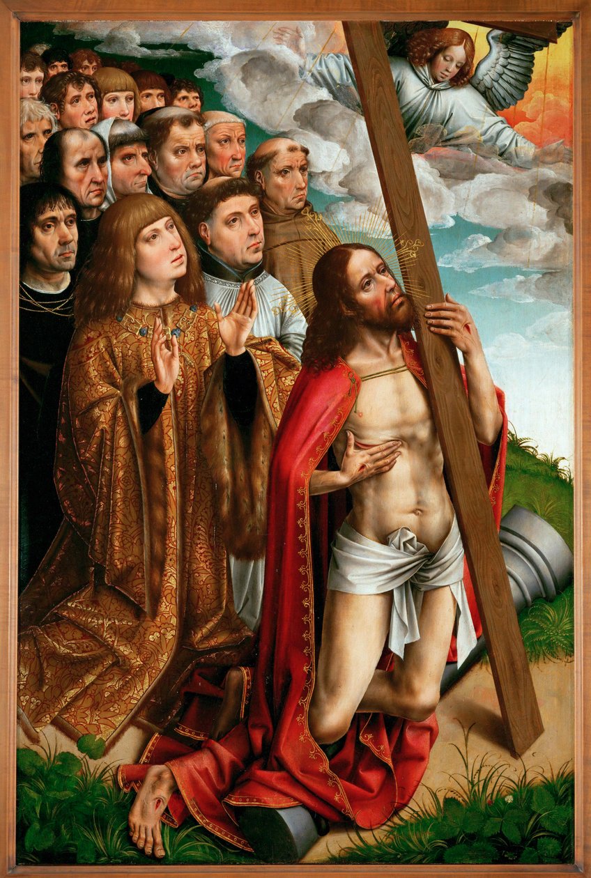 Cristo che intercede per Filippo il Bello, re di
Castiglia ... da Colijn de Coter