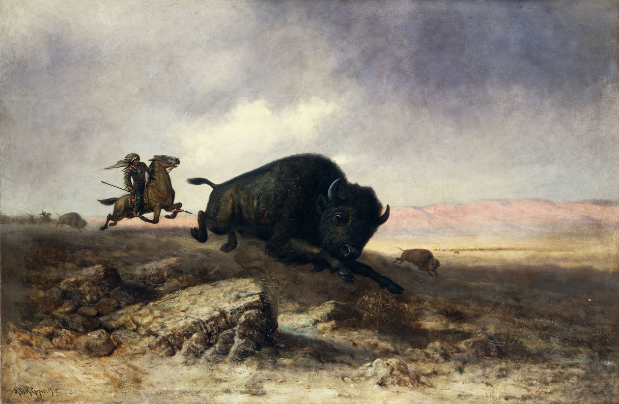 Caccia al Bisonte da Colin Campbell Cooper
