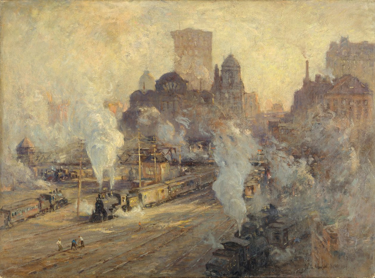 Grand Central Station, 1909 da Colin Campbell Cooper