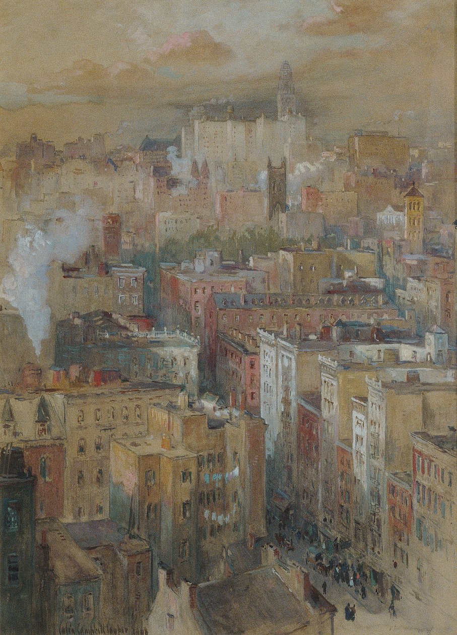 Veduta di New York da Colin Campbell Cooper