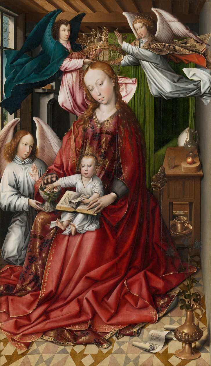 Vergine e Bambino incoronati dagli angeli da Colyn de Coter