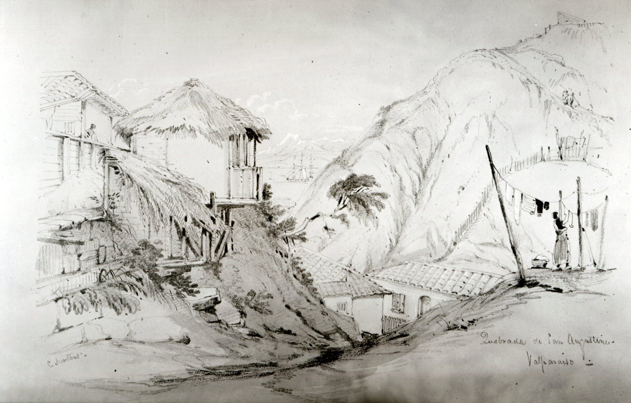 Veduta di Valparaiso da Conrad Martens