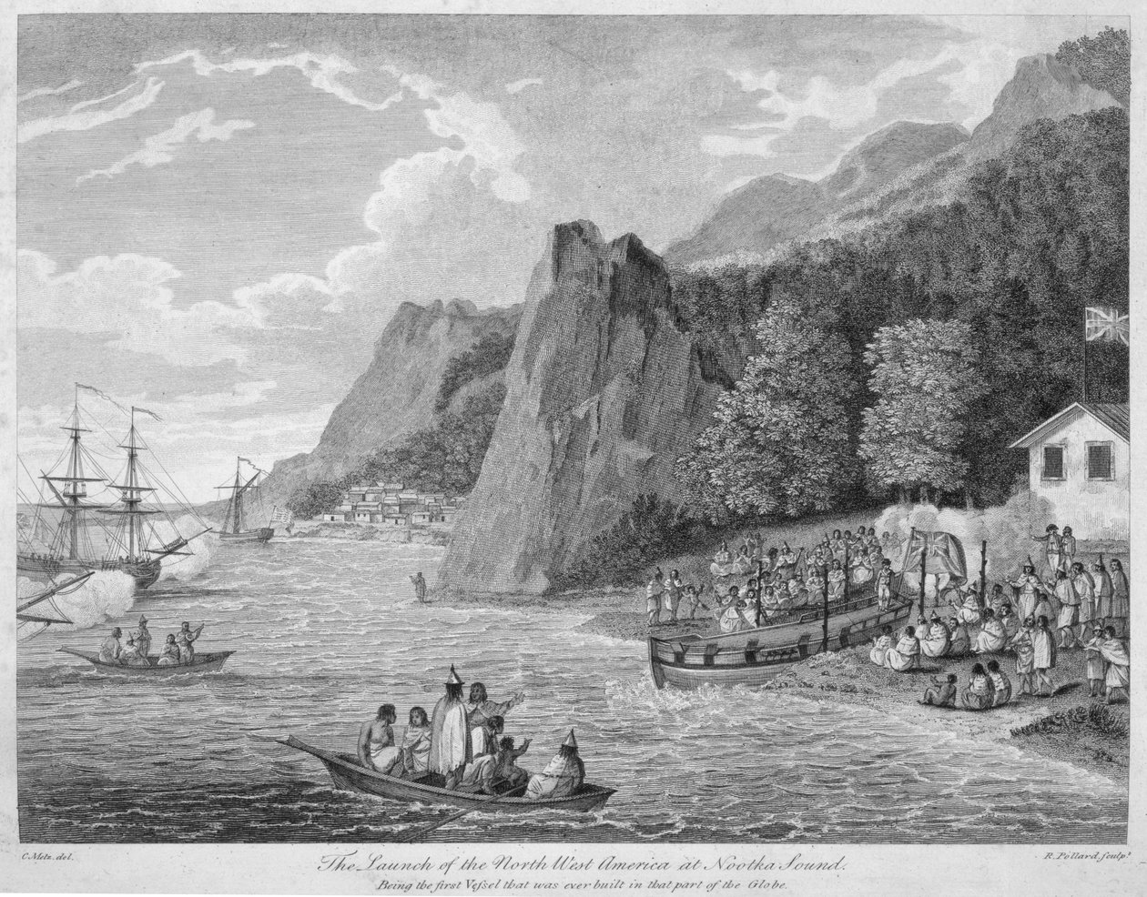 Il varo del North West America a Nootka Sound, da 