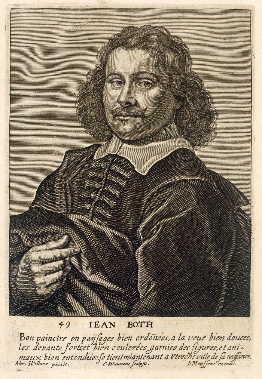 Ritratto di Jan Both, inciso da Johannes Meyssens (1612-70) da Conrad Waumans