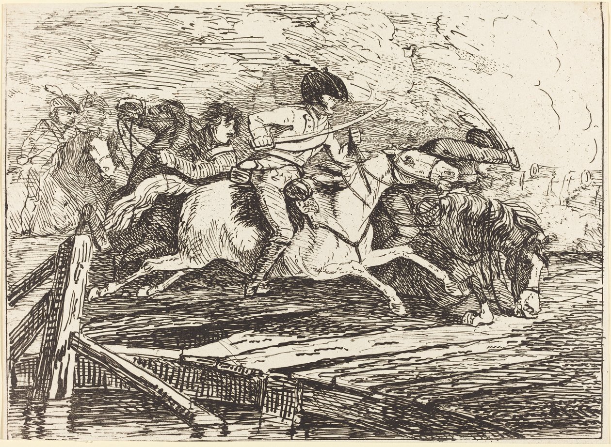 Carica di cavalleria da Conrad Gessner