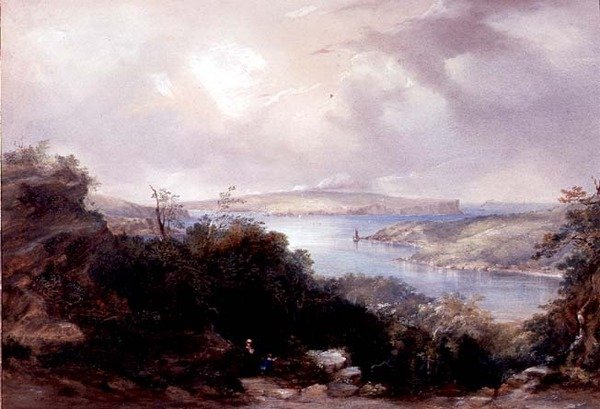 Porto di Sydney verso North Head da Conrad Martens