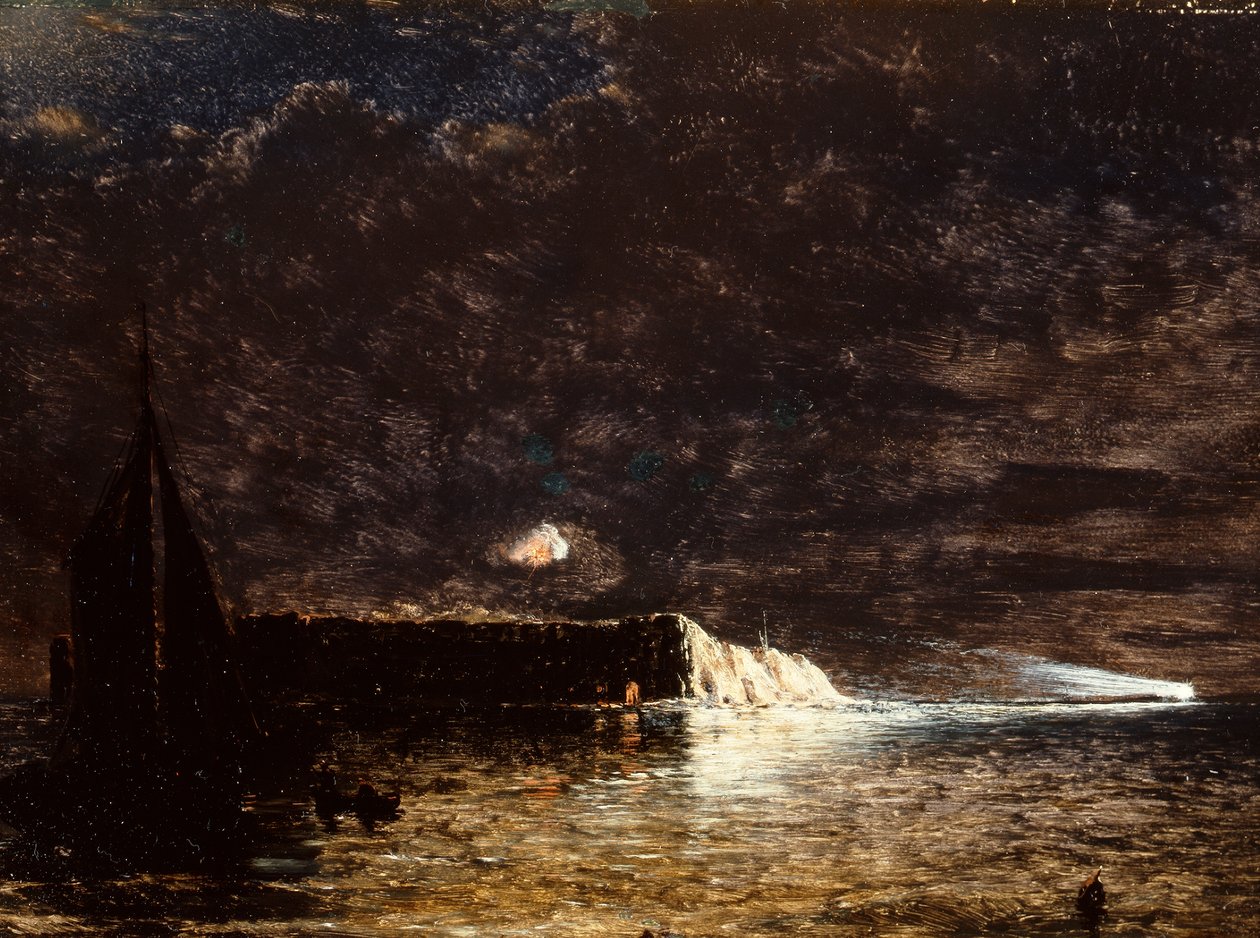 Bombardamento notturno, Fort Sumter, 10 dicembre da Conrad Wise Chapman