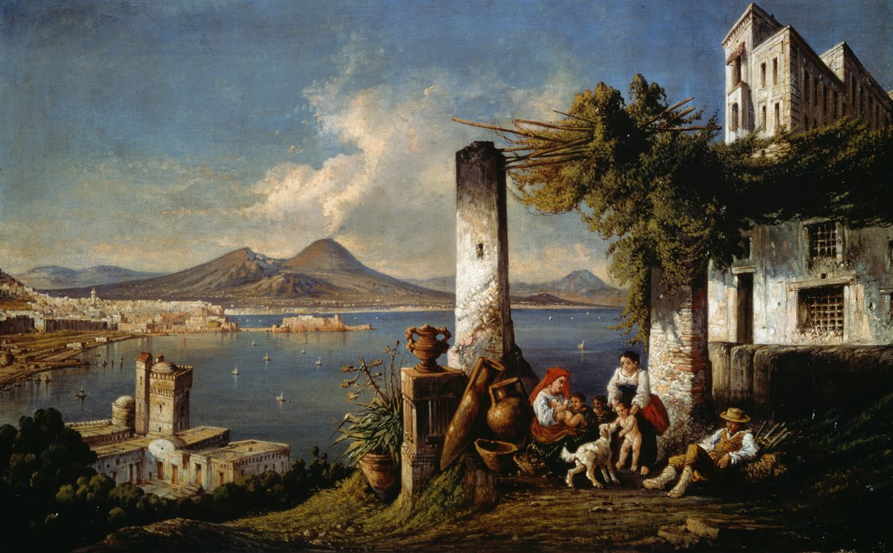Napoli vista da Posillipo da Consalvo Carelli