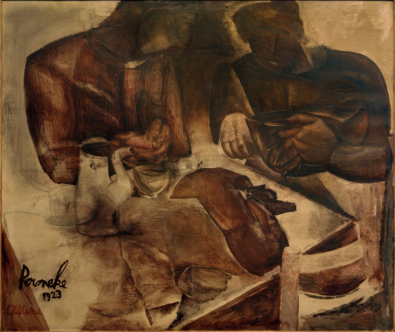 Constant Permeke, "Pane nero" / Olio su tela, 1923 da Constant Permeke