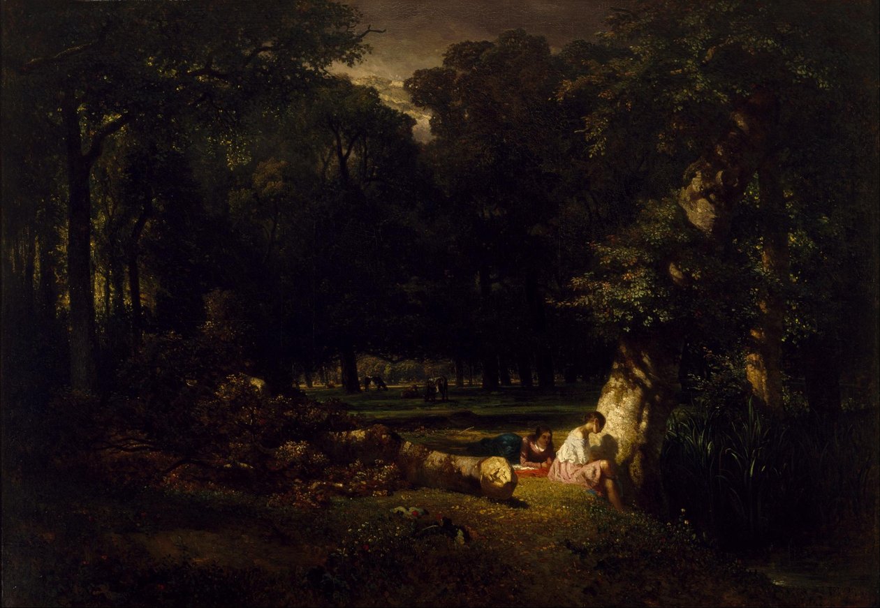 I bagnanti (Radura nella foresta) da Constant Troyon