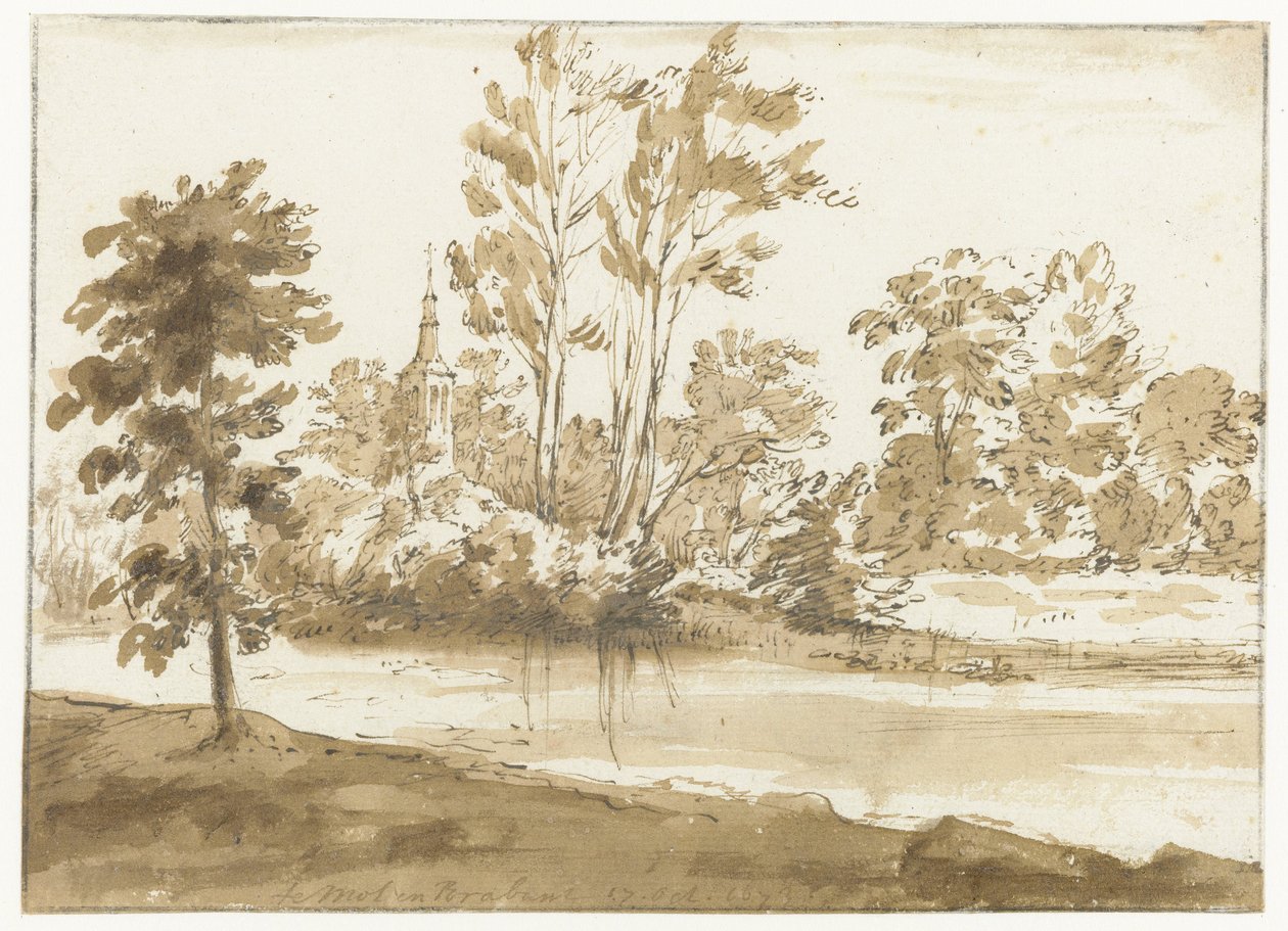 Veduta di Mol (Te Mol in Brabant) da Constantijn Huygens (II)