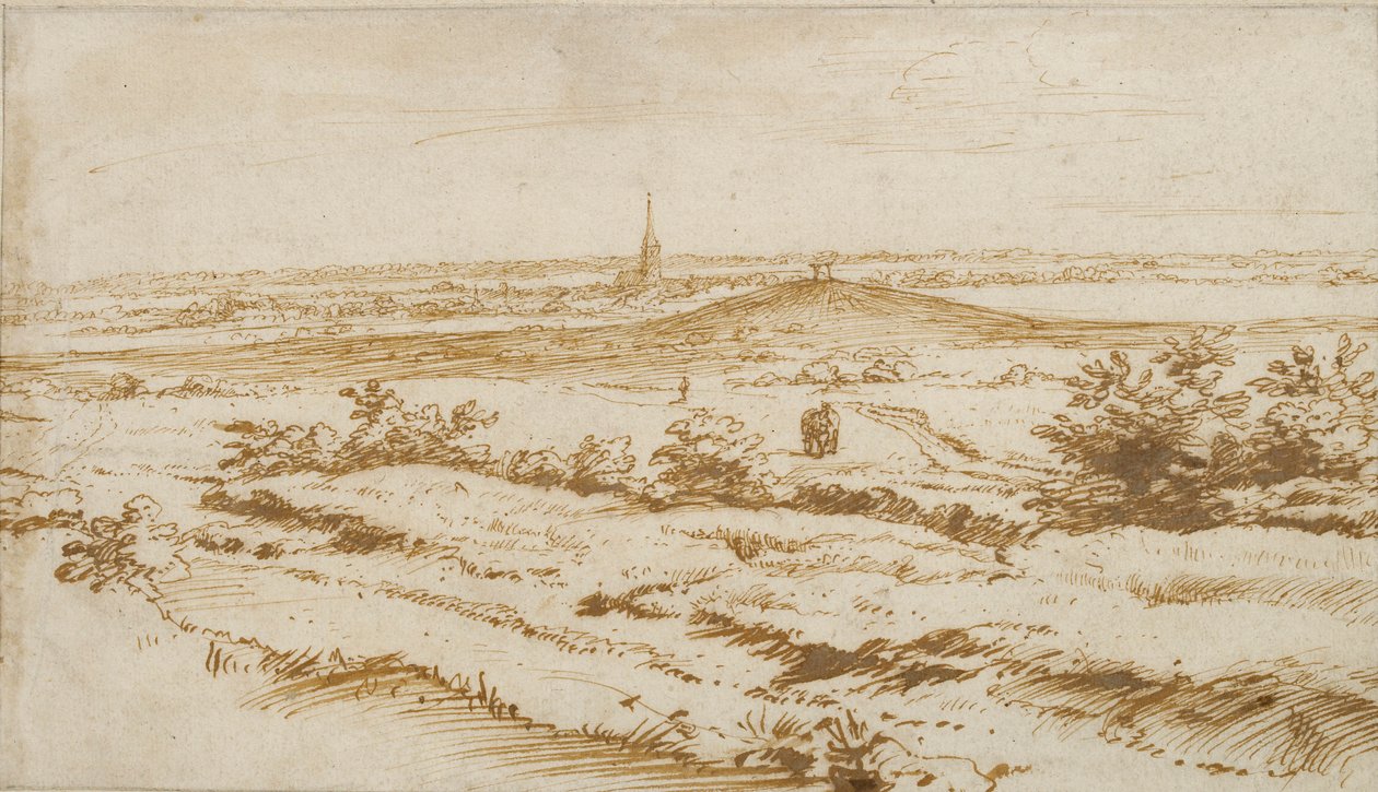 Paesaggio vicino ad Appeldoorn, 1680 da Constantijn Huygens