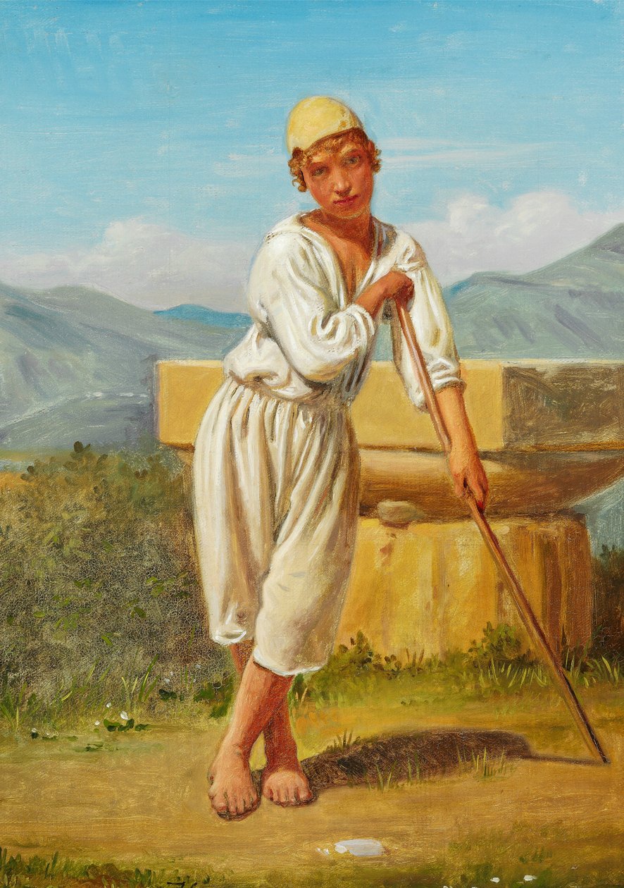 Un pastorello di Pæstum da Constantin Hansen