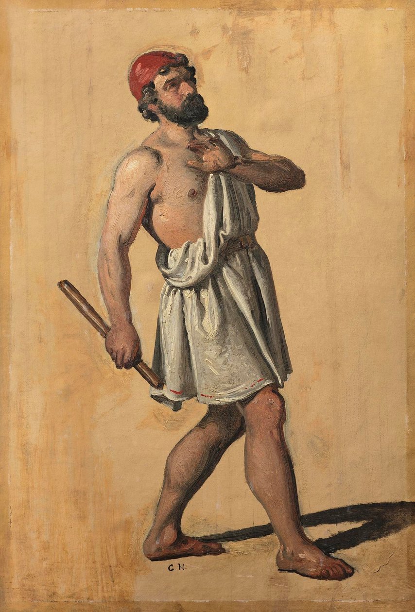 Figura maschile, Efesto () da Constantin Hansen