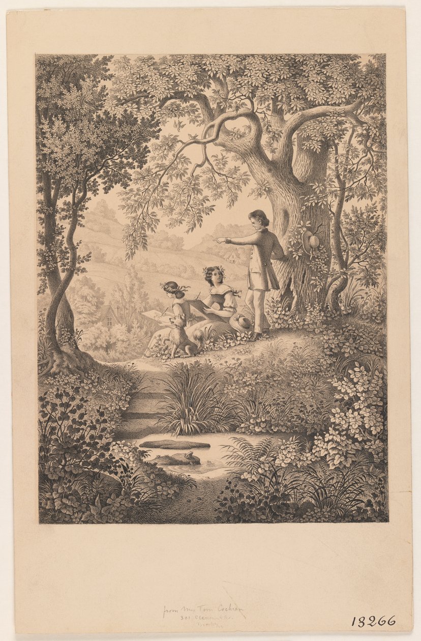 Lezione di disegno, 1865 da Constantine Hertzberg