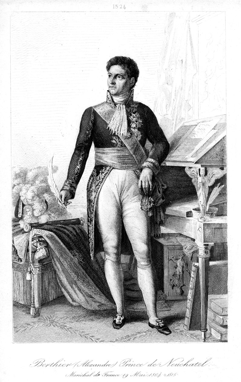Louis Alexandre Berthier 1753-1815, Maresciallo di Francia, 1839 da Contenau