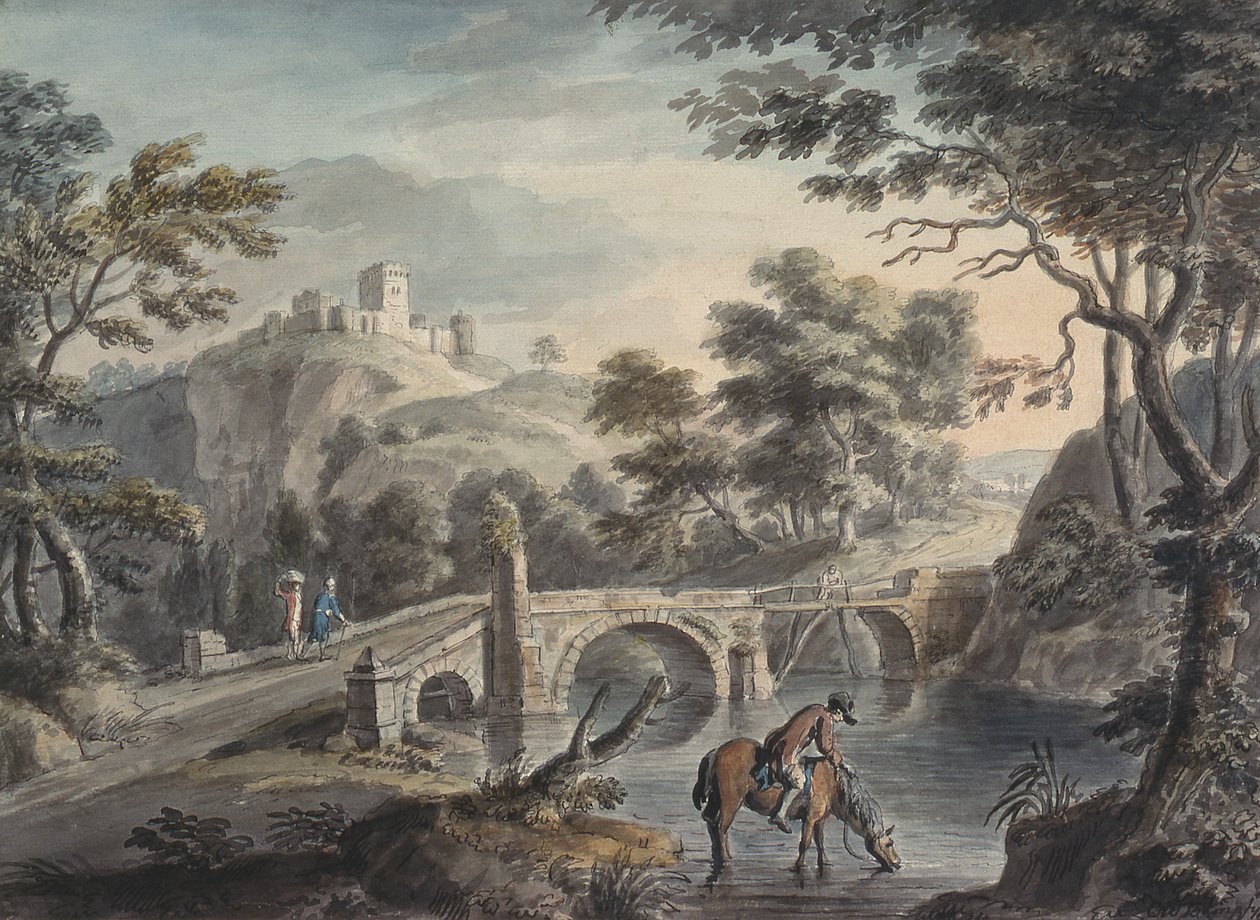 Paesaggio con ponte da Copplestone Warre Bamfylde