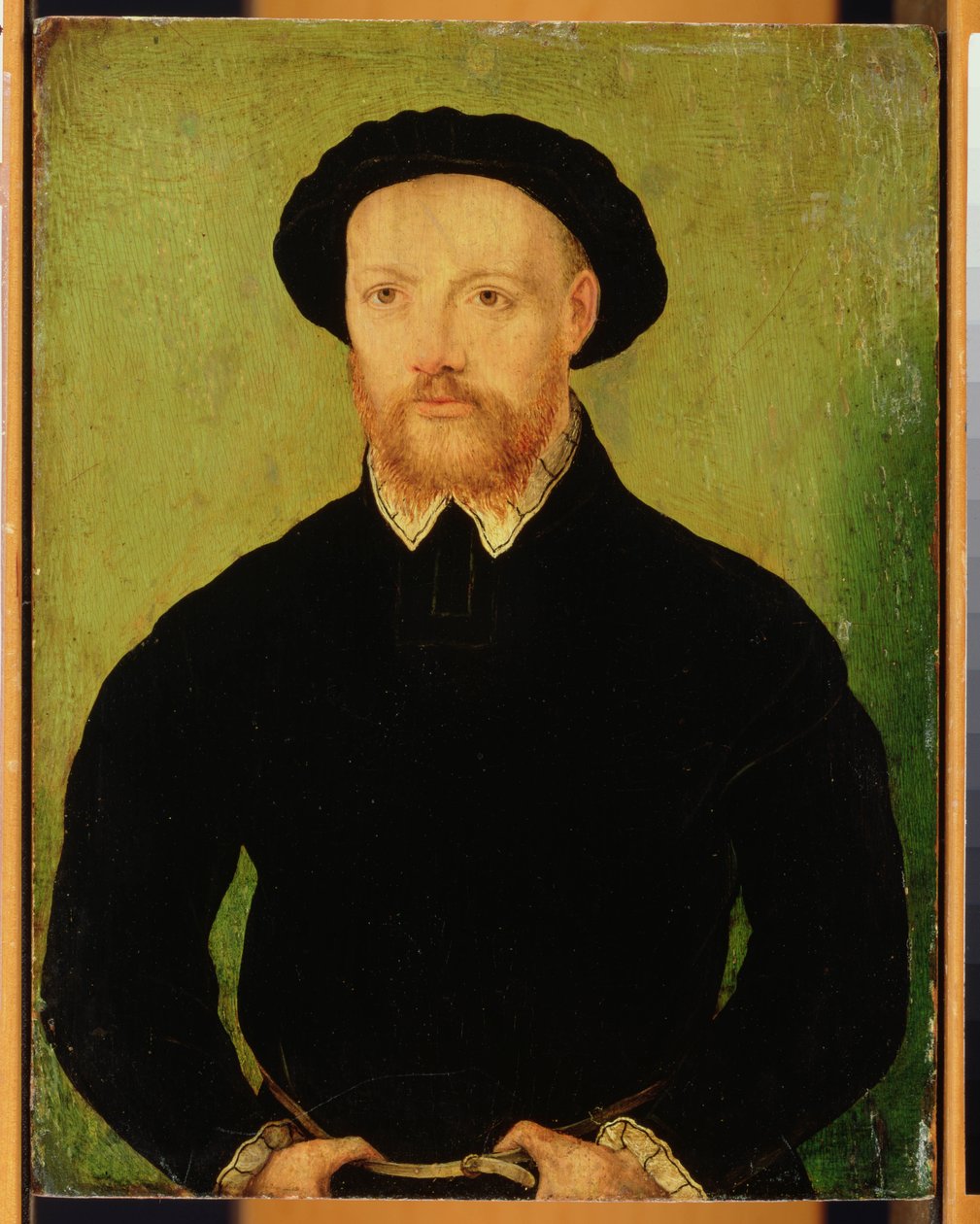 Uomo con barba rossa da Corneille de Lyon