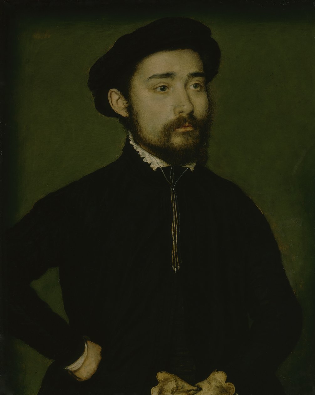 Ritratto di un uomo con un guanto da Corneille de Lyon