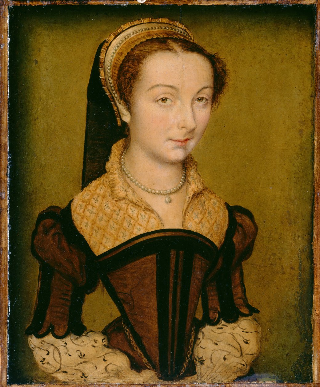Ritratto di Louise de Halluin, dama di Cipierre, c. 1555 da Corneille de Lyon