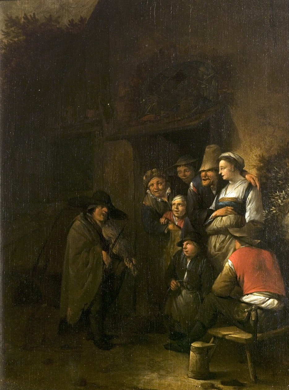 Il nano violinista, c.1652 da Cornelis Pietersz Bega