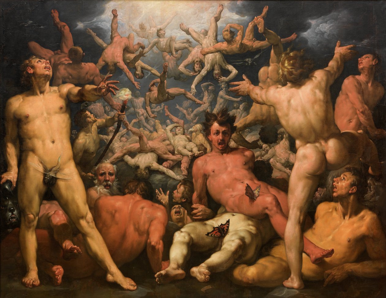 La caduta dei Titani da Cornelis Cornelisz van Haarlem