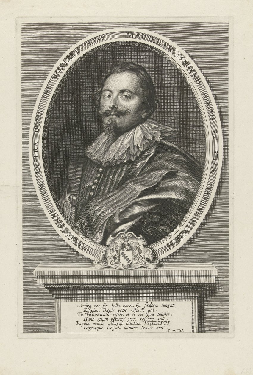 Ritratto di Frederick de Marselaer da Cornelis Galle the Elder