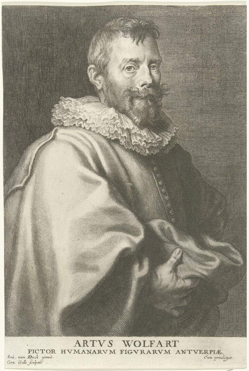 Ritratto del pittore Artus Wolffort da Cornelis Galle the Elder